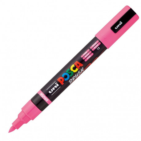 Marker UNI Posca PC5BR roosa pintselots 1-4mm