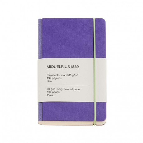 Märkmik Retro Collection Violet 90 x 142 x 15 mm, 96 lehte, tühi sisu Miquelrius