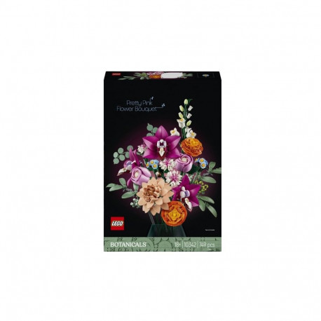 LEGO ICONS 10342 The Botanical Collection - Pretty Pink Flower Bouquet