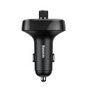 Baseus FM saatja T-Typed 3.4A /USB Flash/Micro SD/Bluetooth