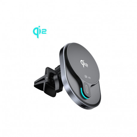 Quik Accessories QM-900 Magnetic Car Phone Holder with Qi2 Wireless Charging 15W