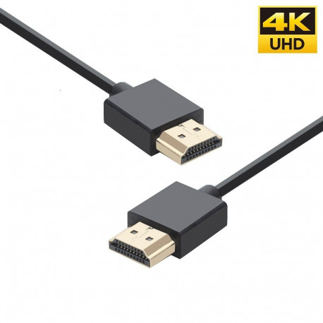 RoGer SLHD3 4K@30Hz HDMI 2.0 Slim Cable / 18Gbps / HDR / 3m