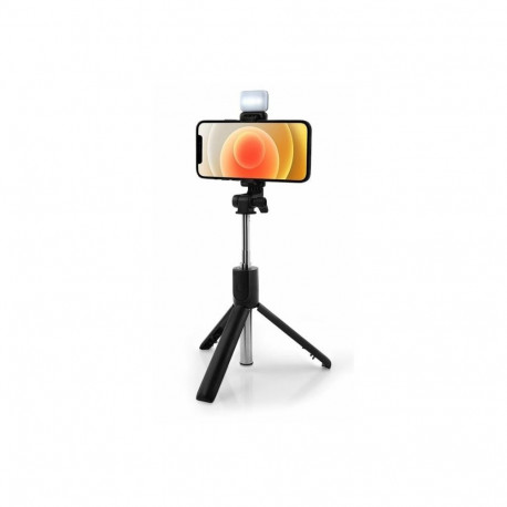 RoGer R1S 2in1 Selfie Stick + Tripod Telescopic Stand with Bluetooth Remote Control + Flash