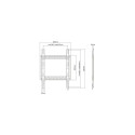 Multibrackets MB-8830 TV wall mount up 100" /100 kg