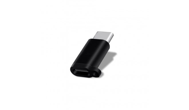 Mocco adapter microUSB - USB-C, black