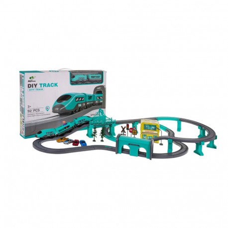 RoGer Train Station + Accessories 92pcs.