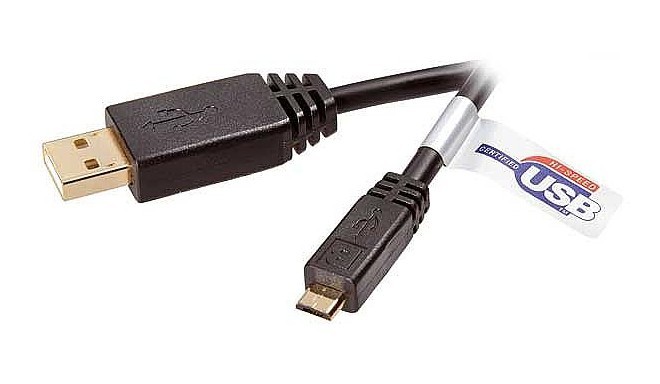 Vivanco cable USB - microUSB 1.8m (45217)