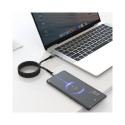 Swissten Magnetic Self-Winding USB-C / Lightning Data Cable 1m