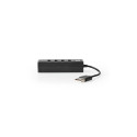 Nedis UHUBU2420BK USB Hub - Splitter
