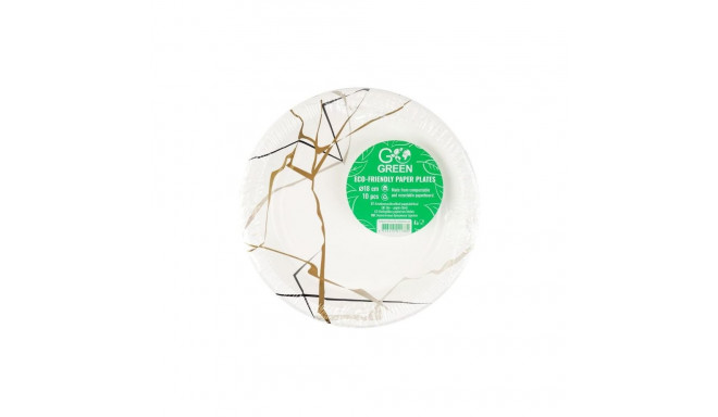 Go Green Paper Plates 18cm 10pcs