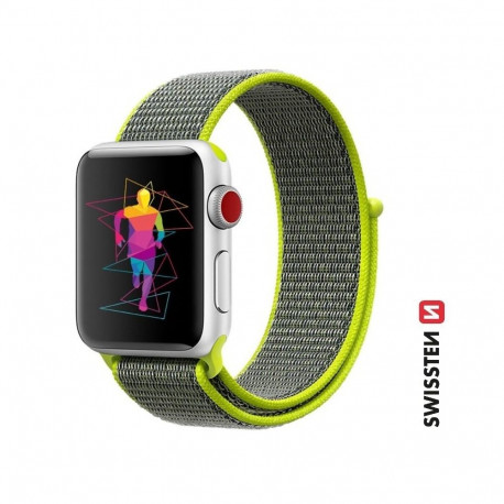Swissten Nylon Band for Apple Watch 42 / 44 / 45 / 49 mm