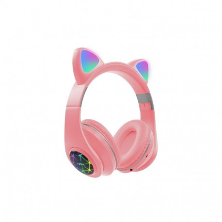 RoGer Cat M2 Bluetooth Headphones with Cat Ears LED