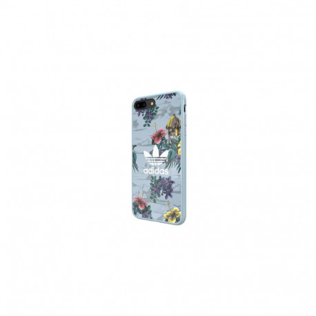 Adidas Floral Case Silicone Case for Apple iPhone X / XS Blue