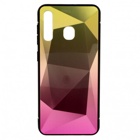 Mocco Stone Ombre Back Case Silicone Case With gradient Color For Apple iPhone 11 Pro Max Yellow - P