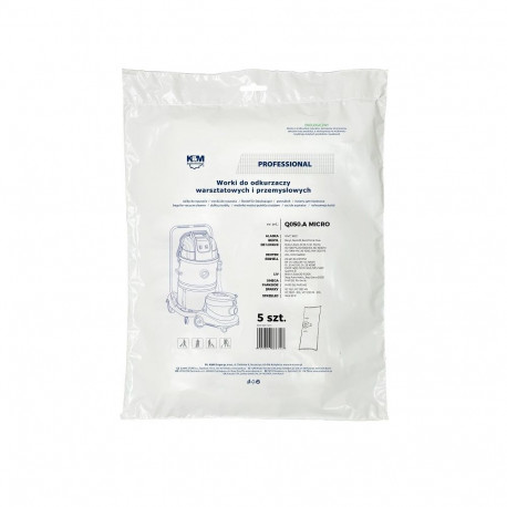 K&M KM-Q050.A DELONGHI MICRO Bags for vacuum cleaner 5 pcs.