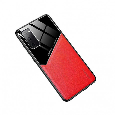 Mocco Lens Leather Back Case for Apple iPhone 12 Pro Max Red