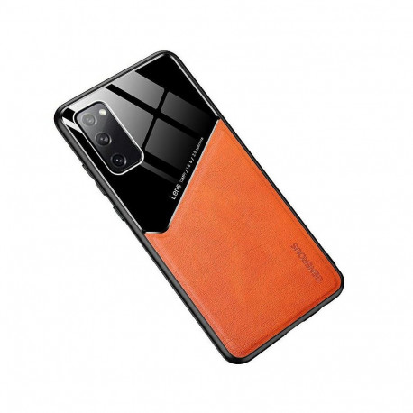 Mocco Lens Leather Back Case for Apple iPhone 12 Pro Orange