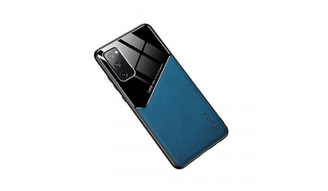 Mocco Lens Leather Back Case for Apple iPhone 12 Pro Blue