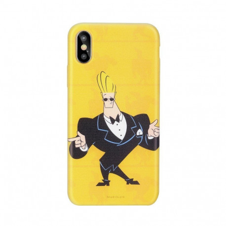 Cartoon Network Johnny Bravo Silicone Case for Apple iPhone 7 Plus / 8 Plus Smoking