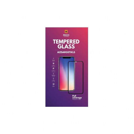 Mocco Full Face / Full Glue Tempered Glass Full Coveraged with Frame Apple iPhone 15 Plus Black