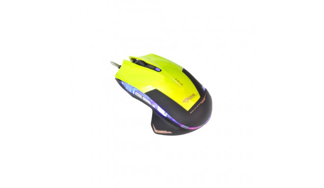E-Blue EMS124GR Gaming Mouse with Additional Buttons / LED RGB / 2400 DPI / Avago Chipset / USB Gree