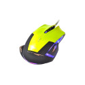 E-Blue EMS124GR Gaming Mouse with Additional Buttons / LED RGB / 2400 DPI / Avago Chipset / USB Gree