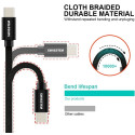 Swissten Textile Universal Quick Charge 3.1 USB-C Data and Charging Cable 2m