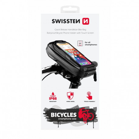Swissten Waterproof Phone Holder for Bike