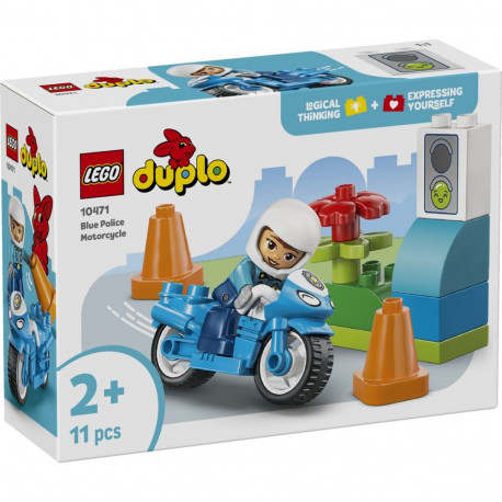LEGO DUPLO Sinine politseimootorratas