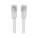 Goobay CAT 5e Flat-Patch Cable U/UTP, white 2 m