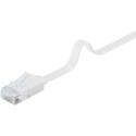 Goobay CAT 5e Flat-Patch Cable U/UTP, white 2 m