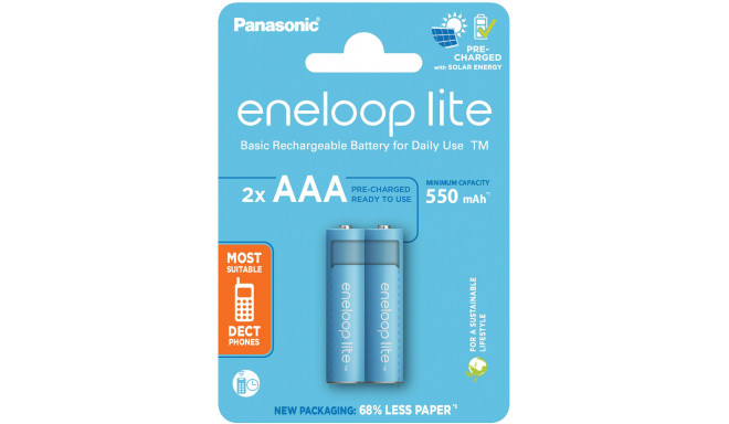 Panasonic eneloop aku Lite AAA 550 2BP
