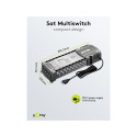 Goobay Sat Multiswitch 5 Inputs/16 Outputs