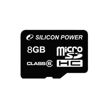 Silicon Power atmiņas karte microSDHC 8GB Class 6