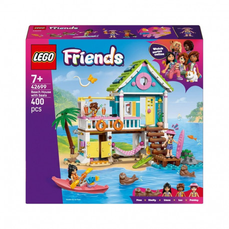 CONSTR LEGO BEACH HOUSE WITH SEALS 42699