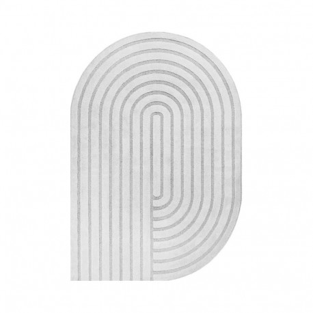 CARPET ELIO 2306 195 GREY OVAL 1.6X2.3M