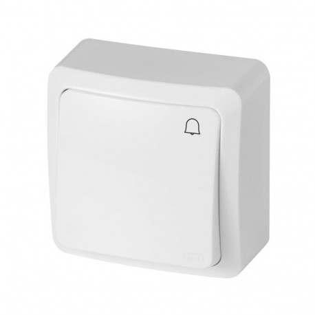 PUSH BELL SWITCH WHITE