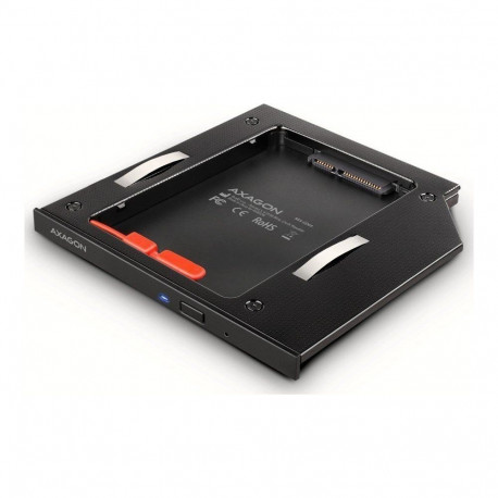 SSD/HDD-korpus 2.5" RSS-CD09 DVD-sahtlisse 9.5mm LED-indikaator, alumiinium
