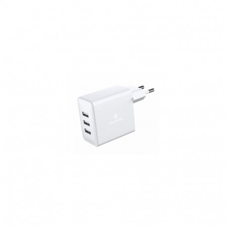 Swissten Smart IC Tīkla Lādētājs 3x USB 3А 15W