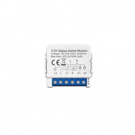 Smart Switch Module ZigBee Avatto ZWSM16-W2 TUYA
