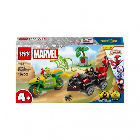 LEGO MARVEL 11198 Spini ja Electro dinosauruse sõiduki tagaajamine