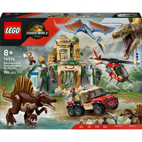 LEGO JURASSIC WORLD 76976 Spinosaurus & Quetzalcoatlus Air Mission