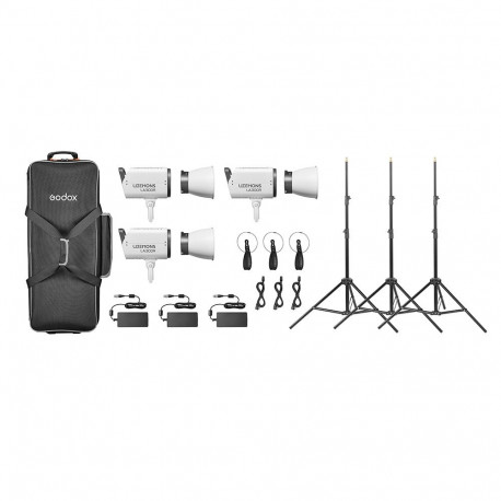 Godox Litemons LA300R RGB LED Video Light 3 light kit (White)