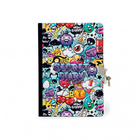 Päevik A5 Itotal, lukuga, Graffiti