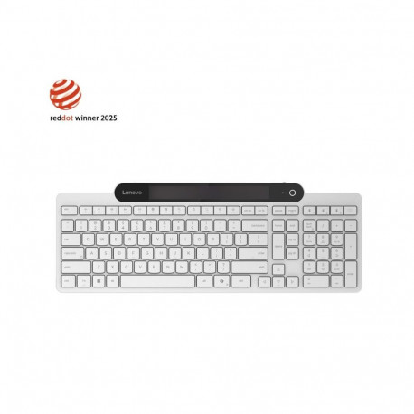Lenovo 800 Self-Charging Bluetooth Keyboard-US English | Keyboard | Bluetooth | US English | White