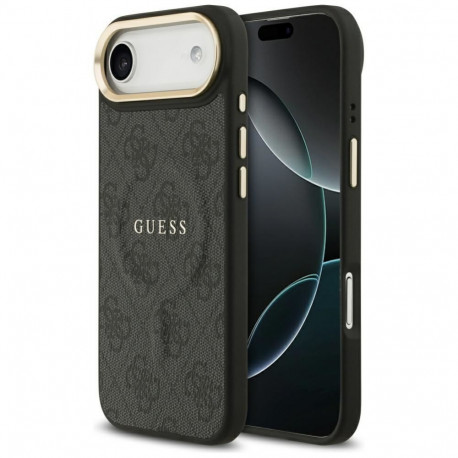 Guess Guess 4G PU Classic Logo MagSafe case for iPhone 17 Air - black