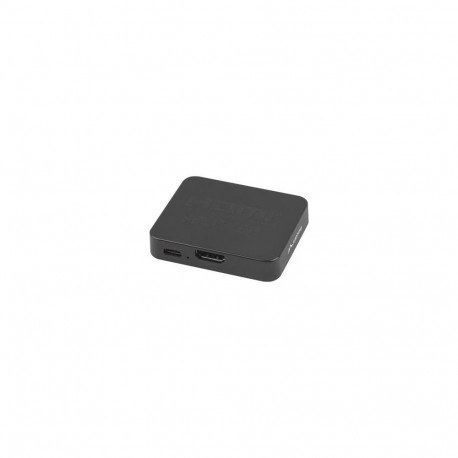 Lanberg Splitter video HDMI to 2X HDMI 4K, USB-C Port, Black | SPV-HDMI-1002