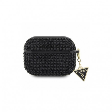 Guess Guess Rhinestone Triangle AirPods Pro Case - Black