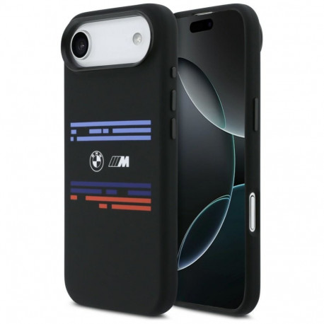 BMW BMW M Silicon Horizontal Line MagSafe Case for iPhone Air - Black