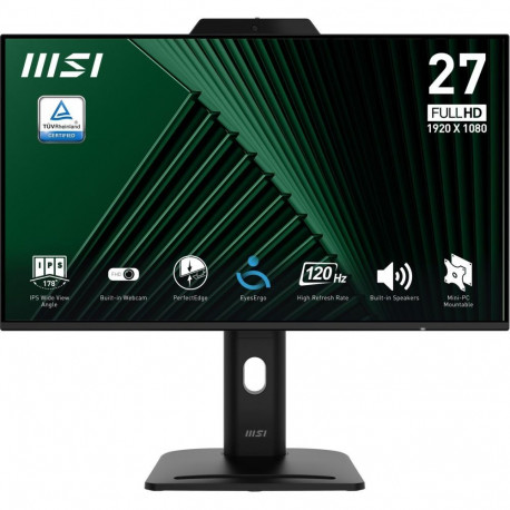 MSI LCD Monitor||PRO MP272PMG|27"|Business|Panel IPS|1920x1080|16:9|120 Hz|Speakers|PROMP272PMG